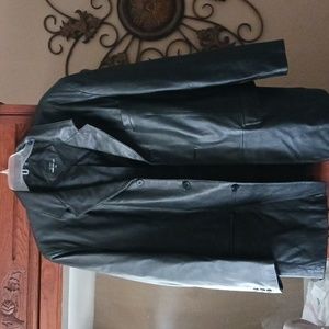 Jones NY Leather coat